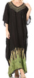 Vestido caftán largo informal bohemio Leonor de Sakkas para mujer, estilo caftán, para cubrirse.