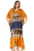Sakkas Catia Women's Boho-Style Long Maxi Caftan for Lounging and Casual Wear