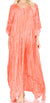 Sakkas Catia Women's Boho-Style Long Maxi Caftan for Lounging and Casual Wear