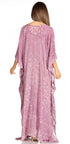 Sakkas Catia Women's Boho-Style Long Maxi Caftan for Lounging and Casual Wear