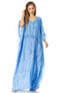 Sakkas Catia Women's Boho-Style Long Maxi Caftan for Lounging and Casual Wear