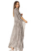 Sakkas Catia Women's Boho-Style Long Maxi Caftan for Lounging and Casual Wear
