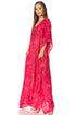 Sakkas Catia Women's Boho-Style Long Maxi Caftan for Lounging and Casual Wear