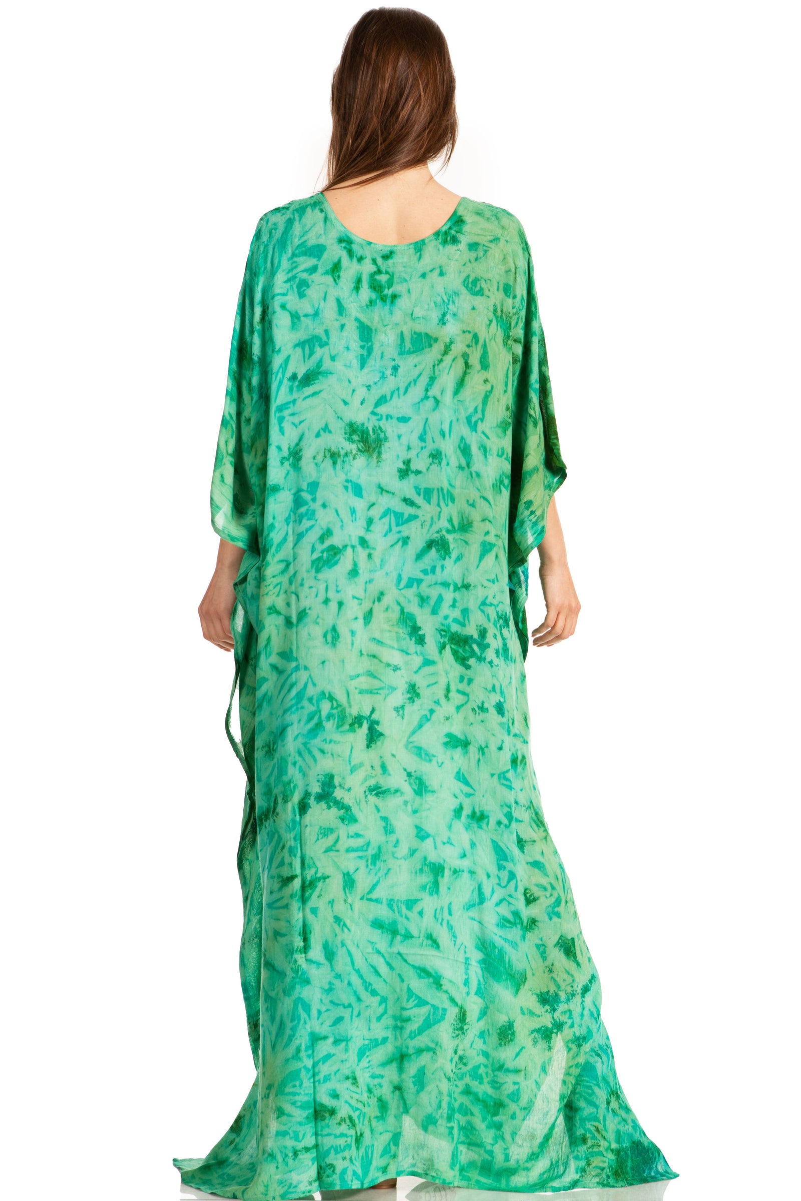 Sakkas Catia Women's Boho-Style Long Maxi Caftan for Lounging and Casual Wear