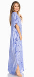 Sakkas Pilar Petite Women's Beach Maxi Caftan Dress in Short Sleeve Casual Style