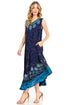 Sakkas Starlight Second Tie Dye Caftan Dress: Women's Beach Cover Up