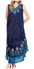 Sakkas Starlight Second Tie Dye Caftan Dress: Women's Beach Cover Up