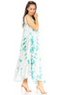 Sakkas Starlight Second Tie Dye Caftan Dress: Women's Beach Cover Up