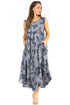 Sakkas Starlight Second Tie Dye Caftan Dress: Women's Beach Cover Up