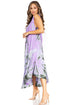 Sakkas Starlight Second Tie Dye Caftan Dress: Women's Beach Cover Up