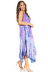 Sakkas Starlight Second Tie Dye Caftan Dress: Women's Beach Cover Up
