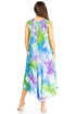 Sakkas Starlight Third Tie Dye Caftan Dress: Women's Beach Cover Up