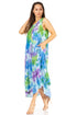 Sakkas Starlight Third Tie Dye Caftan Dress: Women's Beach Cover Up