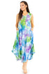 Sakkas Starlight Third Tie Dye Caftan Dress: Women's Beach Cover Up