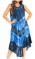 Sakkas Starlight Third Tie Dye Caftan Dress: Women's Beach Cover Up