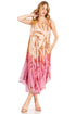 Sakkas Starlight Fourth Women's Tie Dye Caftan Tank Dress/Cover Up  Beach Kaftan