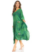 Sakkas Clementine Third Women's Tie Dye Caftan Dress/Cover Up Beach Kaftan Summer