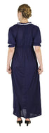 Vestido informal largo de encaje con mangas cortas y elástico para mujer de Sakkas Isabis