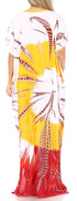 Vestido caftán Sakkas Aggy para mujer, estampado africano, estilo dashiki, maxi, bohemio, hippie y colorido