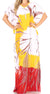 Vestido caftán Sakkas Aggy para mujer, estampado africano, estilo dashiki, maxi, bohemio, hippie y colorido