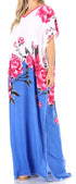 Vestido caftán Sakkas Aggy para mujer, estampado africano, estilo dashiki, maxi, bohemio, hippie y colorido