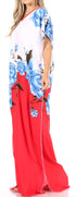 Vestido caftán Sakkas Aggy para mujer, estampado africano, estilo dashiki, maxi, bohemio, hippie y colorido