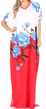 Vestido caftán Sakkas Aggy para mujer, estampado africano, estilo dashiki, maxi, bohemio, hippie y colorido