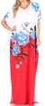 Vestido caftán Sakkas Aggy para mujer, estampado africano, estilo dashiki, maxi, bohemio, hippie y colorido