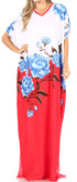 Vestido caftán Sakkas Aggy para mujer, estampado africano, estilo dashiki, maxi, bohemio, hippie y colorido