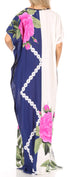 Vestido caftán Sakkas Aggy para mujer, estampado africano, estilo dashiki, maxi, bohemio, hippie y colorido