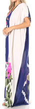 Vestido caftán Sakkas Aggy para mujer, estampado africano, estilo dashiki, maxi, bohemio, hippie y colorido