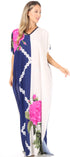 Vestido caftán Sakkas Aggy para mujer, estampado africano, estilo dashiki, maxi, bohemio, hippie y colorido