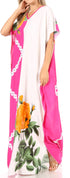 Vestido caftán Sakkas Aggy para mujer, estampado africano, estilo dashiki, maxi, bohemio, hippie y colorido