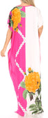 Vestido caftán Sakkas Aggy para mujer, estampado africano, estilo dashiki, maxi, bohemio, hippie y colorido
