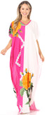 Vestido caftán Sakkas Aggy para mujer, estampado africano, estilo dashiki, maxi, bohemio, hippie y colorido