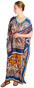 Vestido caftán Sakkas Aggy para mujer, estampado africano, estilo dashiki, maxi, bohemio, hippie y colorido