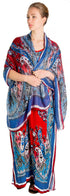 Vestido caftán Sakkas Aggy para mujer, estampado africano, estilo dashiki, maxi, bohemio, hippie y colorido