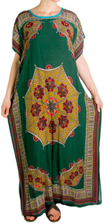 Vestido caftán Sakkas Aggy para mujer, estampado africano, estilo dashiki, maxi, bohemio, hippie y colorido