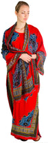 Vestido caftán Sakkas Aggy para mujer, estampado africano, estilo dashiki, maxi, bohemio, hippie y colorido