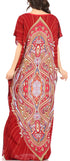 Vestido caftán Sakkas Aggy para mujer, estampado africano, estilo dashiki, maxi, bohemio, hippie y colorido