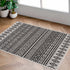Alfombra para exteriores en blanco y negro de Imboden
