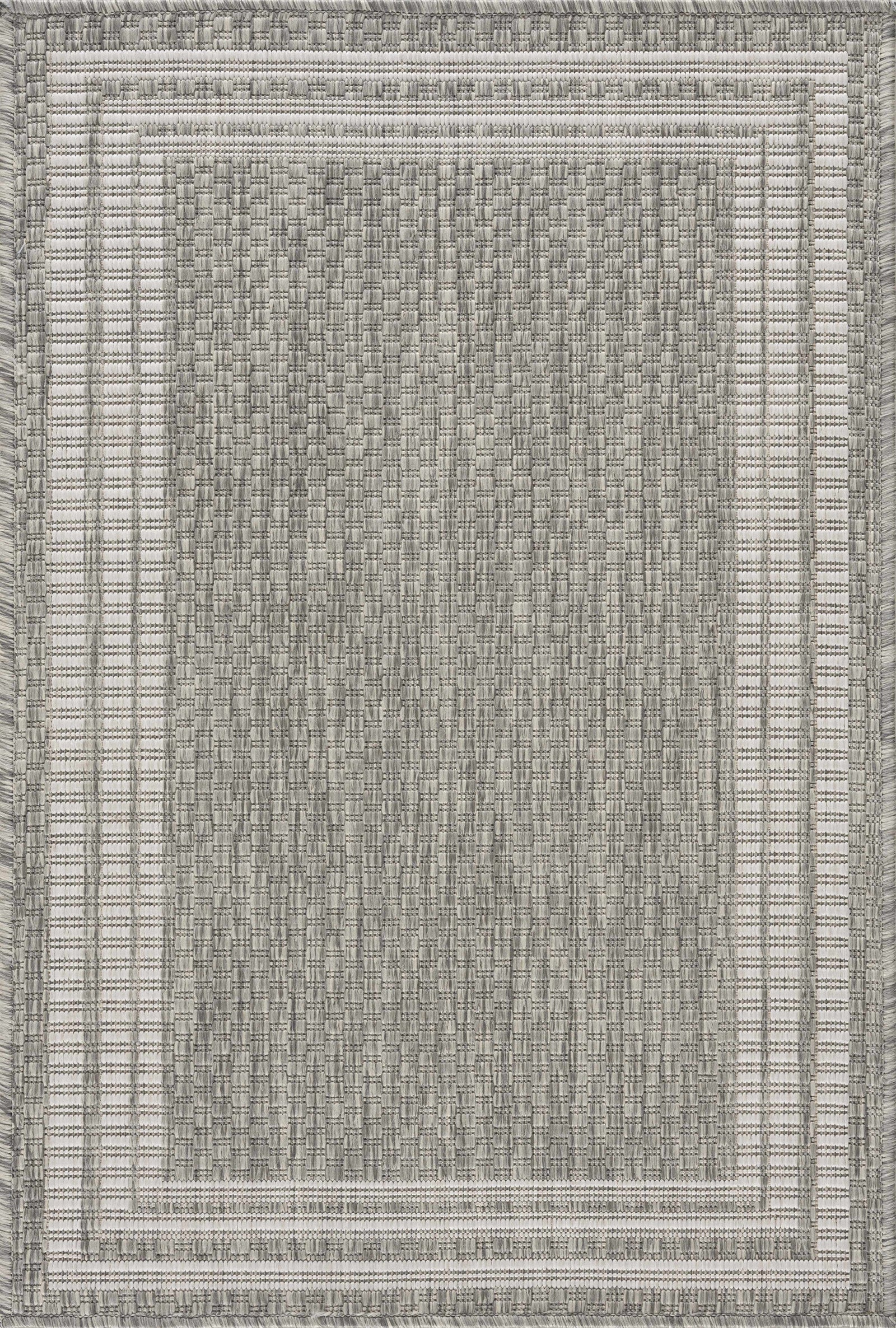 Alfombra beige con borde Burradoo
