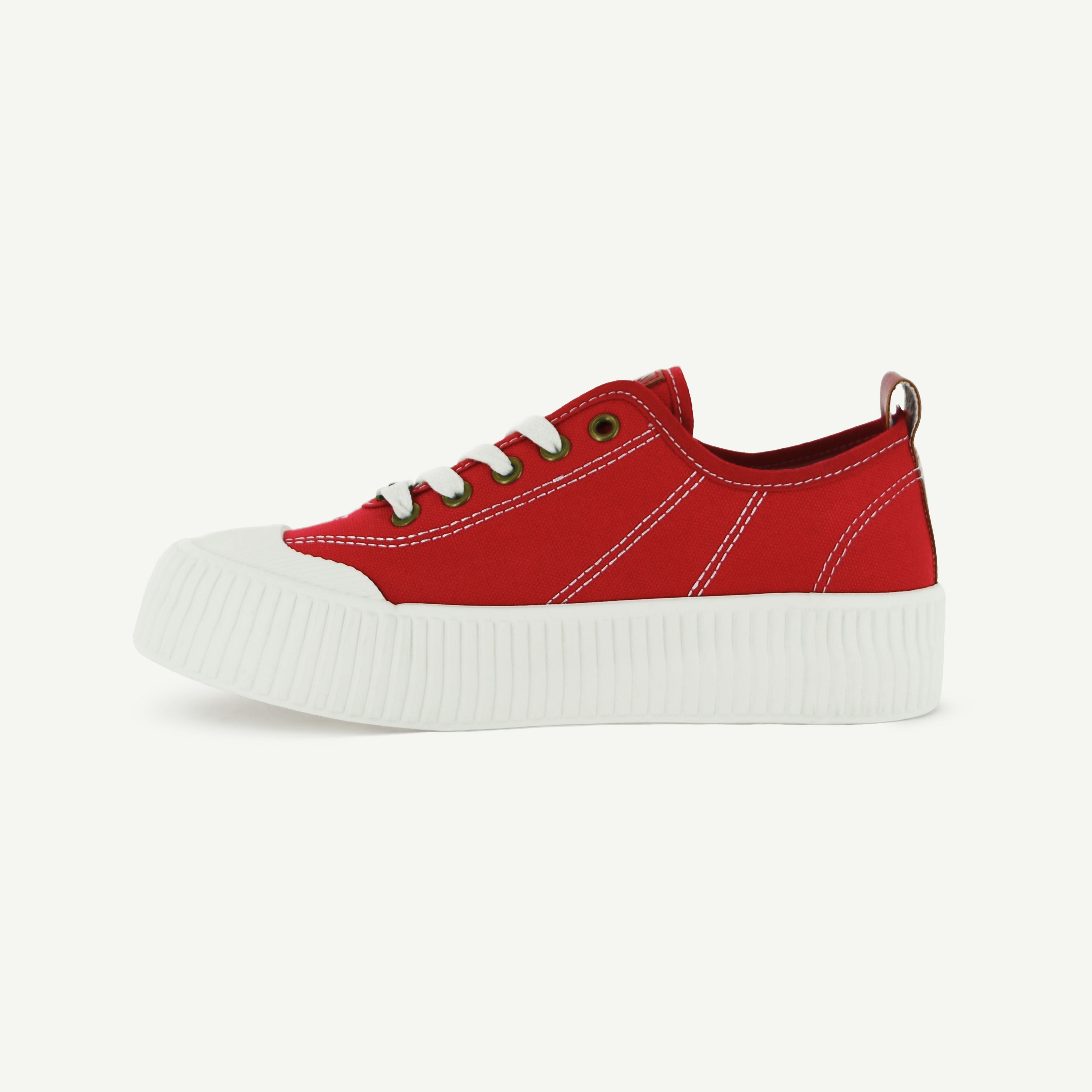 Court Royale: Vulcanized Court Shoe - Red