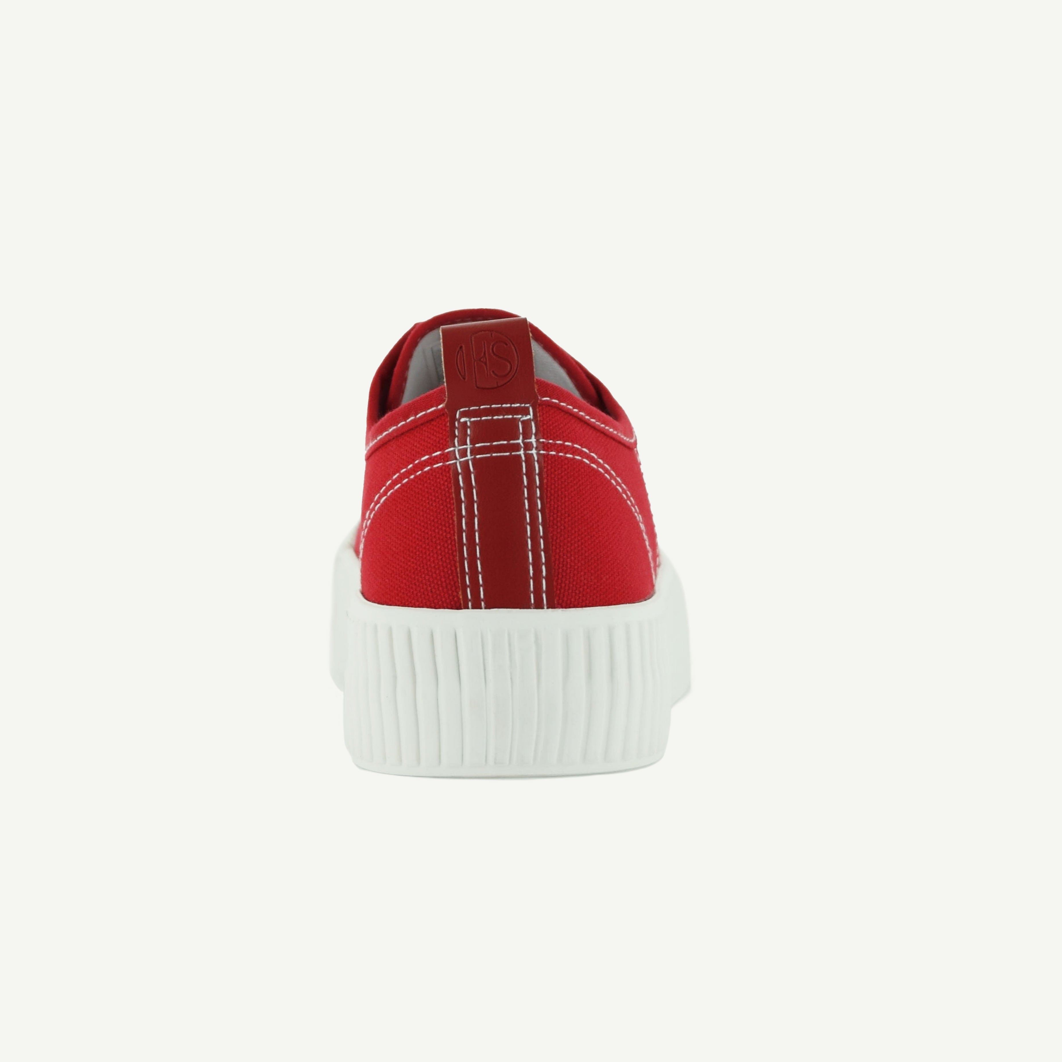 Court Royale: Vulcanized Court Shoe - Red
