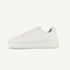 The Metro: Platform Court Shoe - White