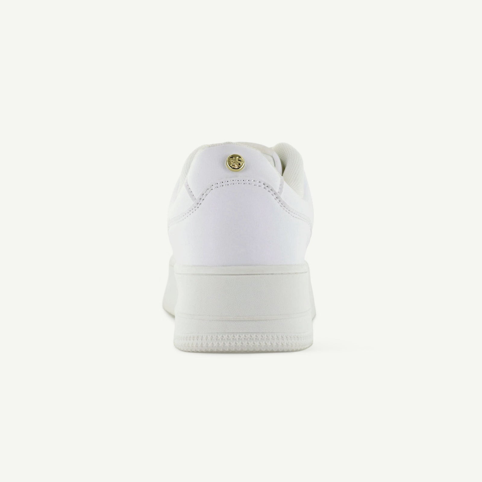 The Metro: Platform Court Shoe - White