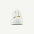 Voltaire: Quilted Court Shoe - White