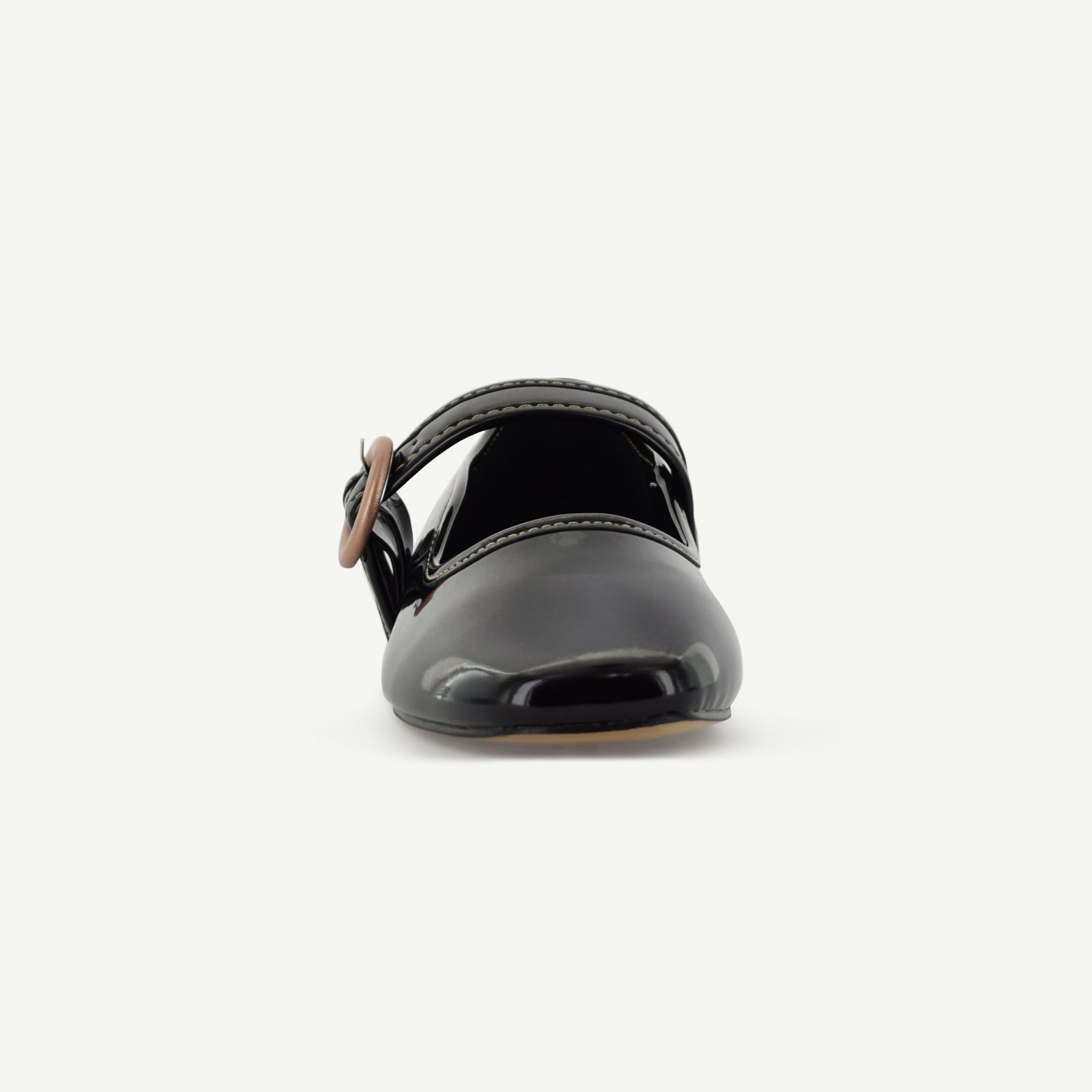 Mariana: Flat Mary Jane - Black