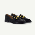 Georgina: Classic Loafer - Black