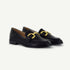 Georgina: Classic Loafer - Black